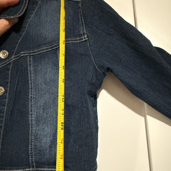 Rue21 Blue Cropped Jean Jacket - Picture 4 of 5